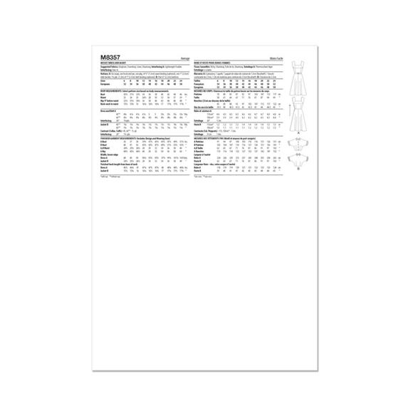 McCall's M8357 Vintage 50's Women's Dress F5 (16 18 20 22 24) - Picture 3 of 6